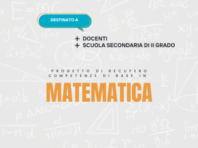 Recupero Competenze di Base in Matematica – Formatori